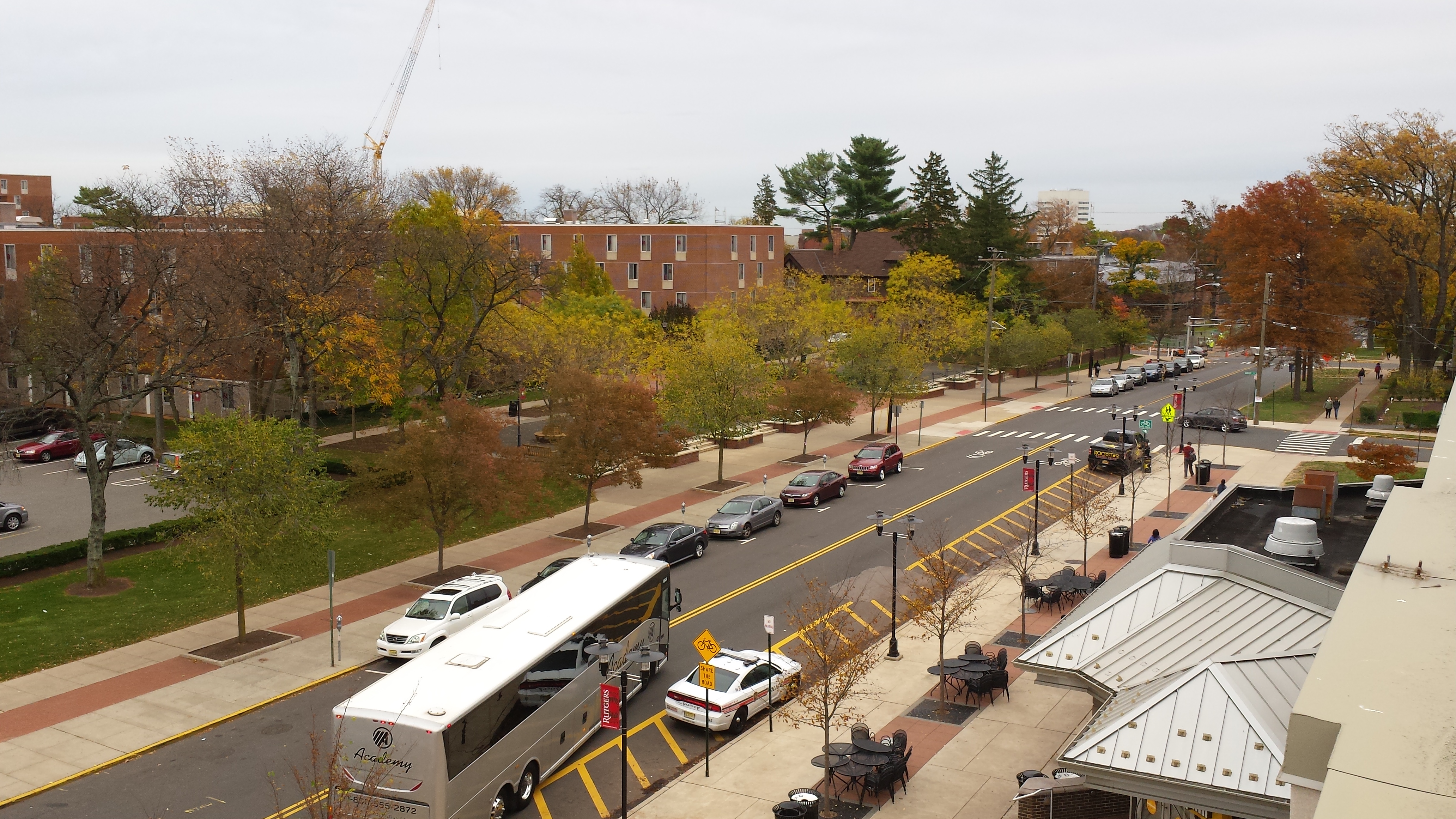 A View from the Roof Of the Student Center