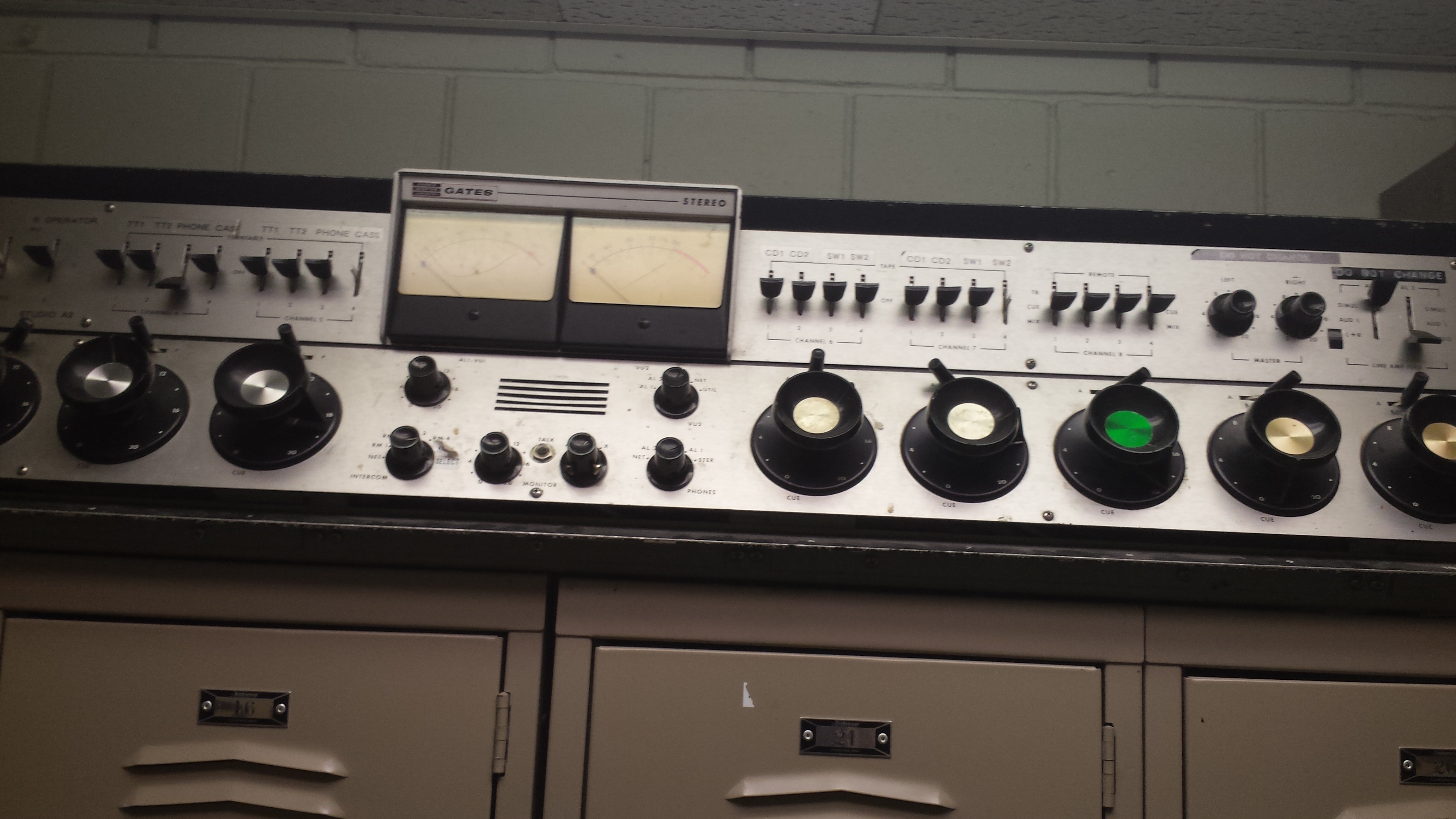 The OLD Production Console - This is the NEWEST of the 3 Executive Console - The Oldest was last in Studio B