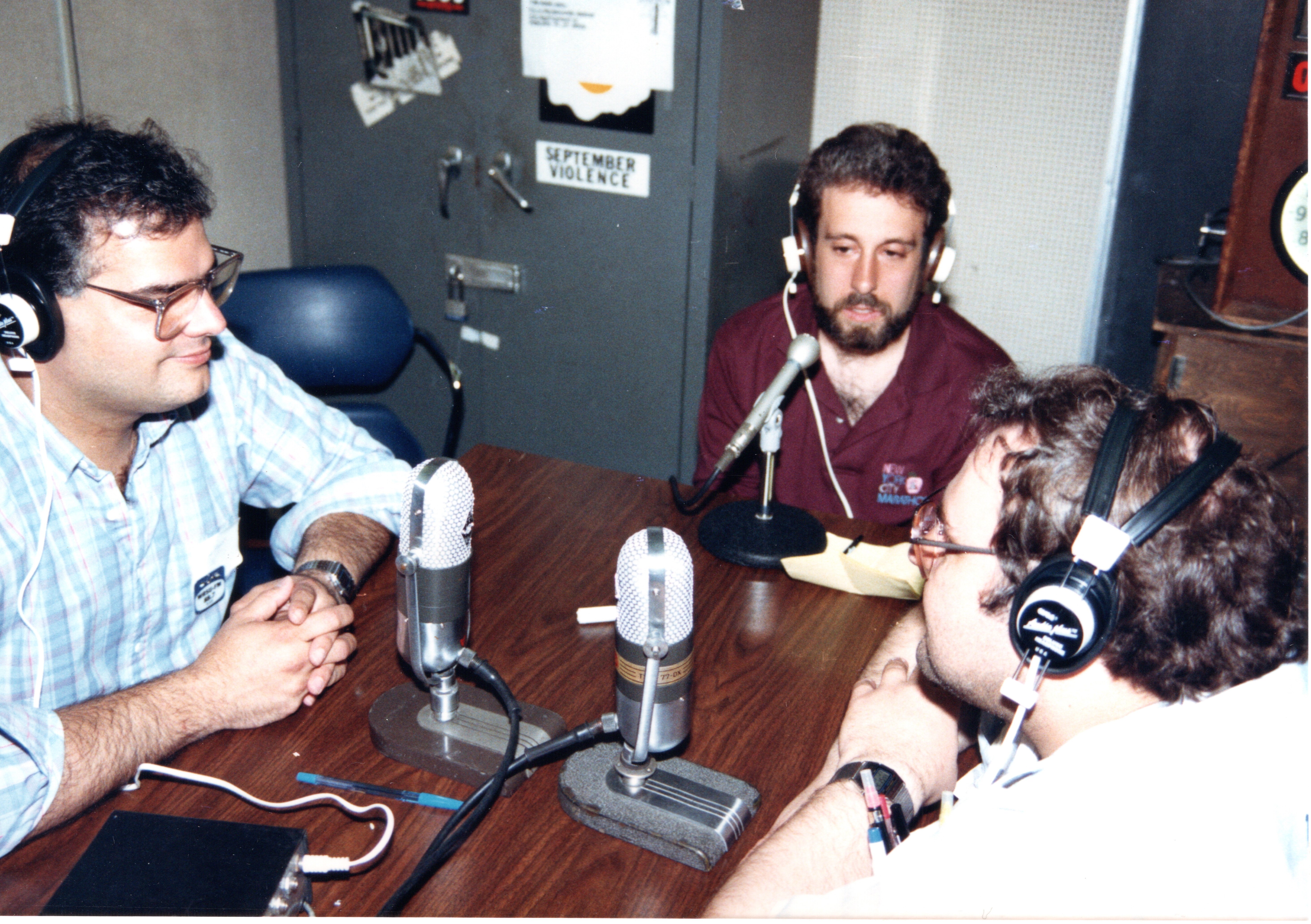 1988 40 Years WRSU Reunion - Duke Markos, Jay Duhl, Steve Boy