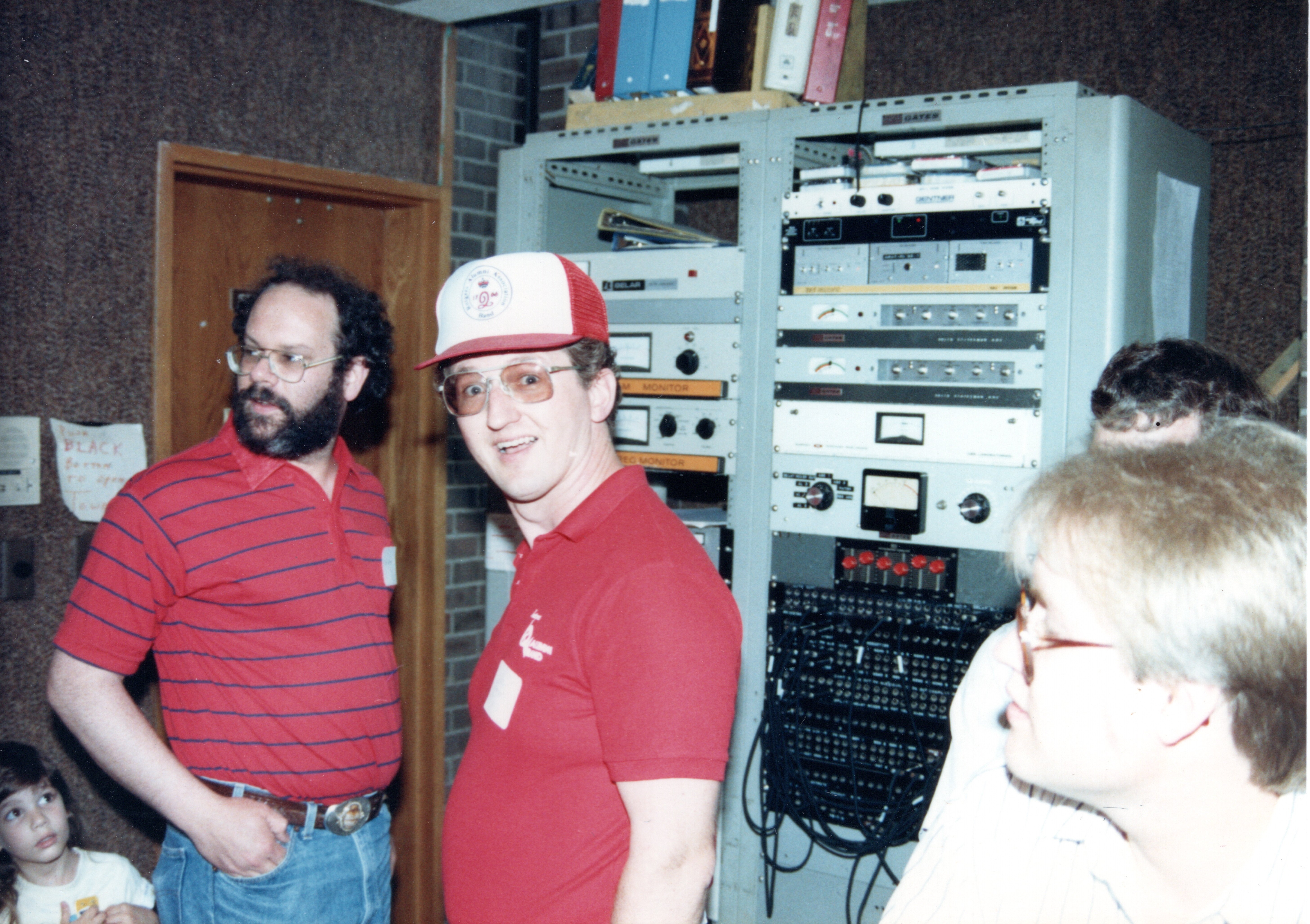 1988 40 Years WRSU Reunion Fred Potter, Steve Tumiki, Jim Iverson