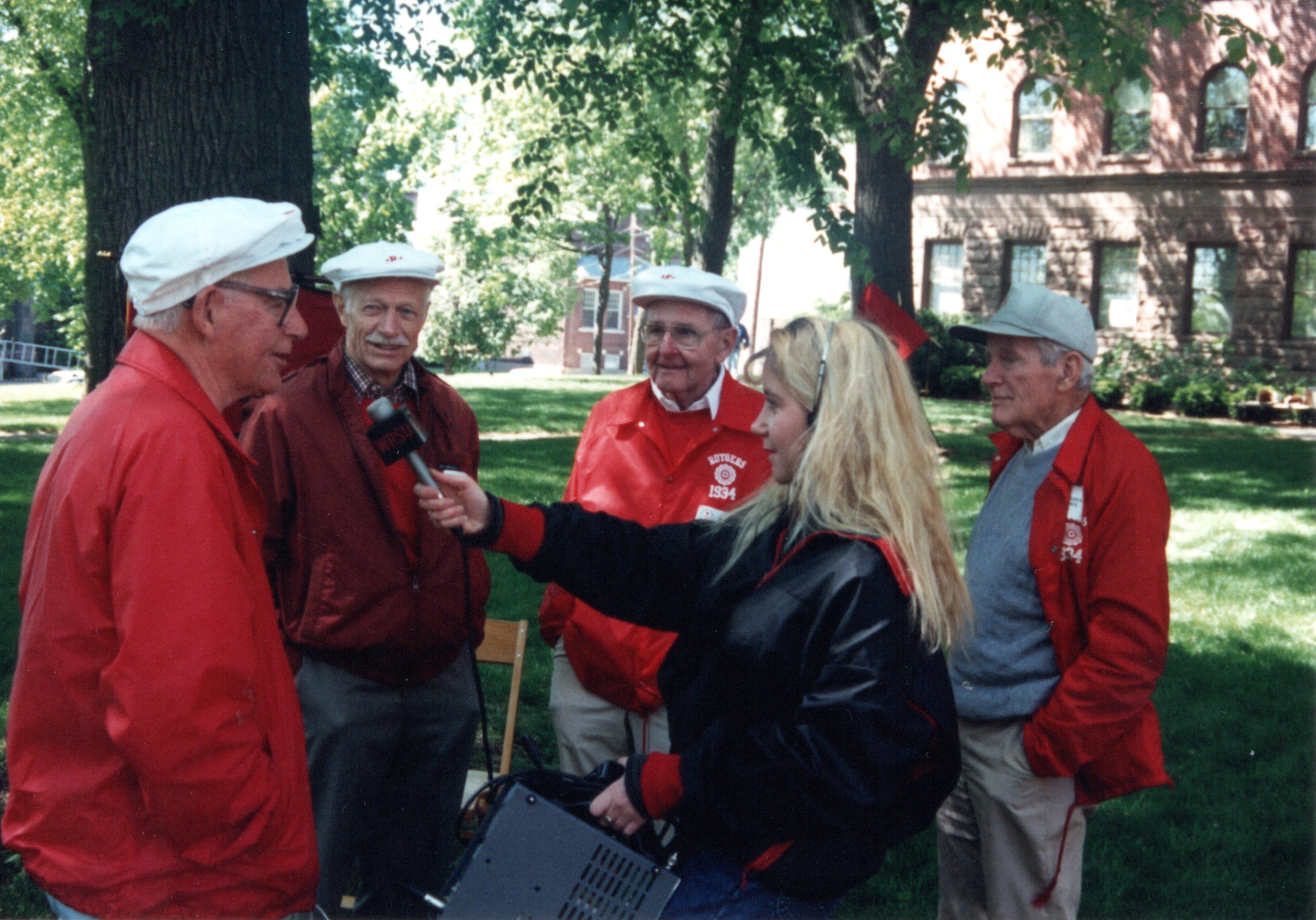 Joyce Romanski and the Old Guard at Old Queens