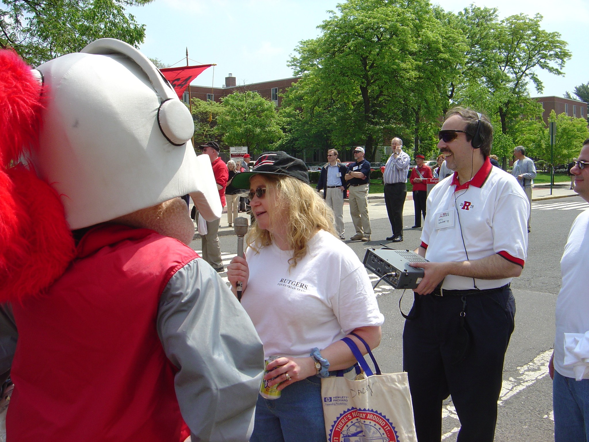 Scarlet Knight Joyce Romanski Marc Walker on College Avenue